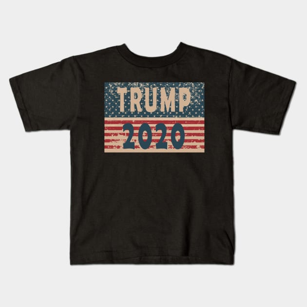 Trump 2020 Kids T-Shirt by qrotero